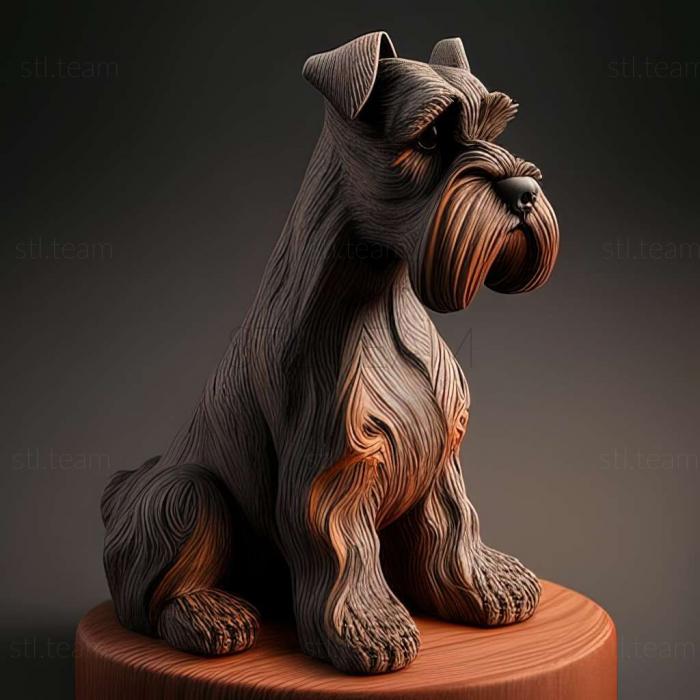 Zwergschnauzer dog